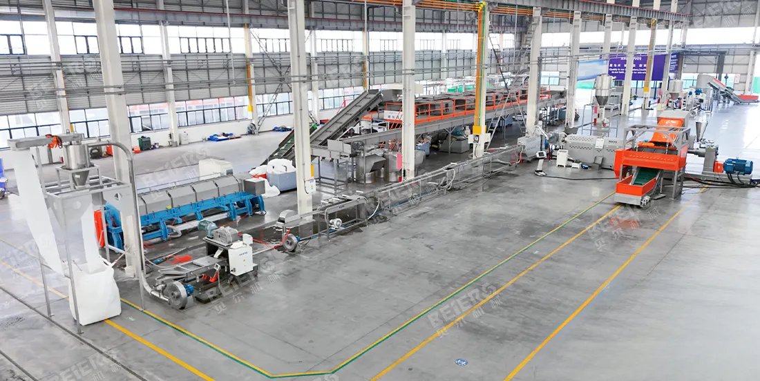 PP Raffia Woven Bag Pelletizing Line