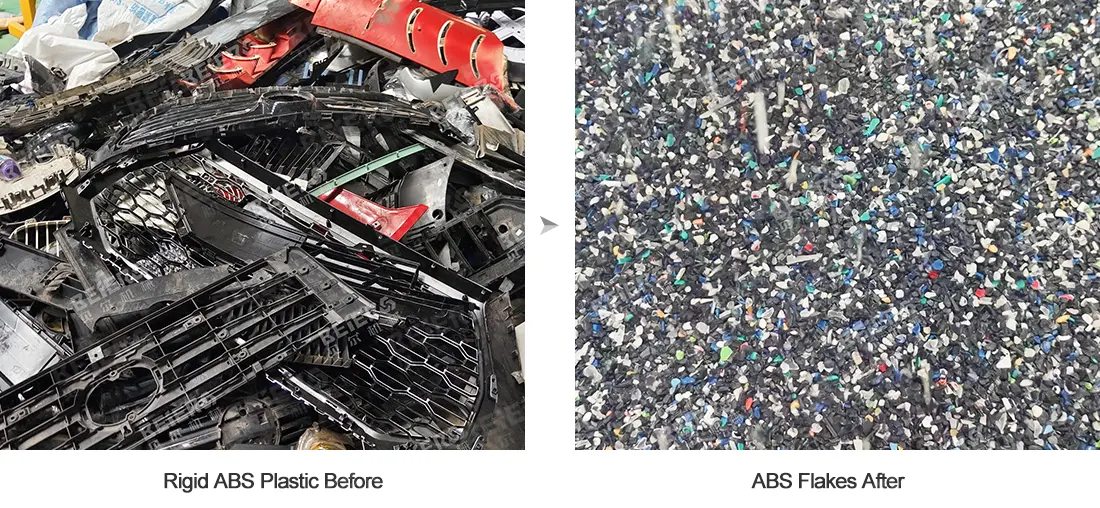 Rigid ABS Plastic Recycling Washing Line