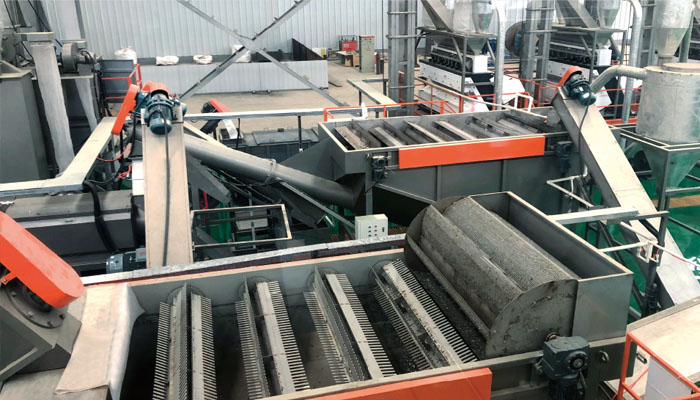 ABS PP Battery Box / PC Recycling Washing Line