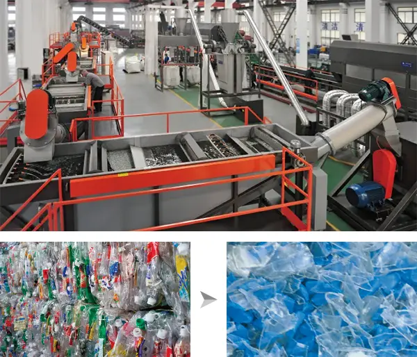 PET Bottle Recycling Washing Line