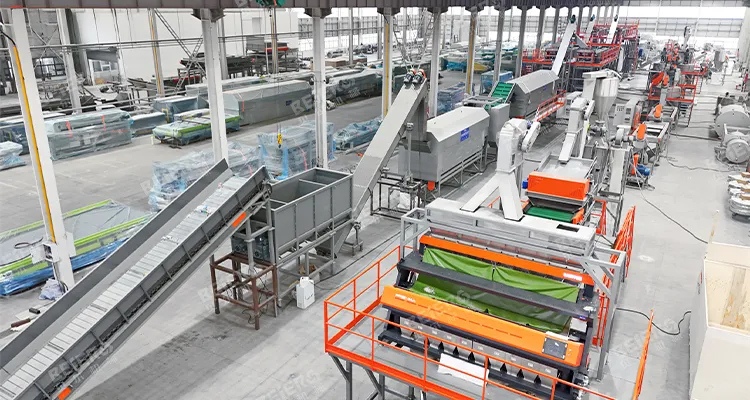 PET Bottle Recycling Crush Washing Line