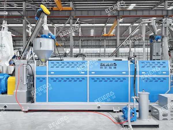 HDPE Flakes Strand Granulating Line