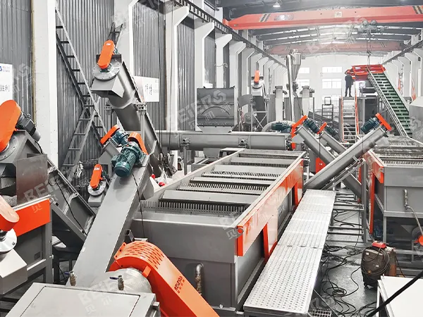 2000kg/h PE Milk Bottle Crush Washing Line