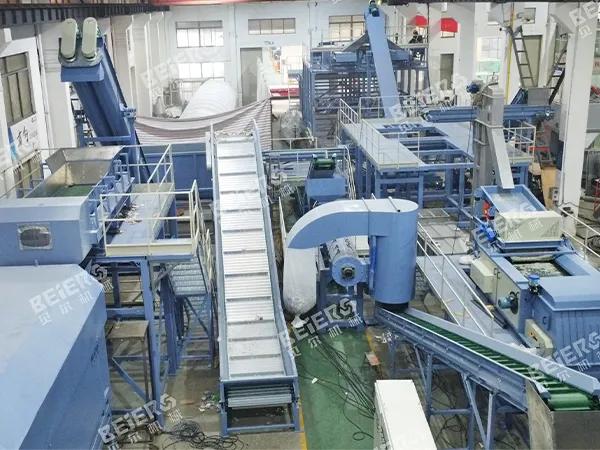 4500kg/h PET Bottle Crush Washing Line