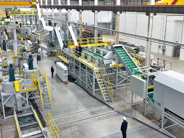 6000kg/h PET Bottle Crush Washing Recycling Line