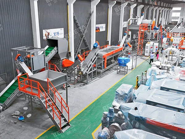 1100kg/h Rigid PE PP Recycling Machine