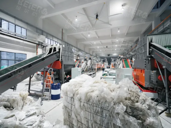 Waste Agricultural Film Crush Washing Recycling Line