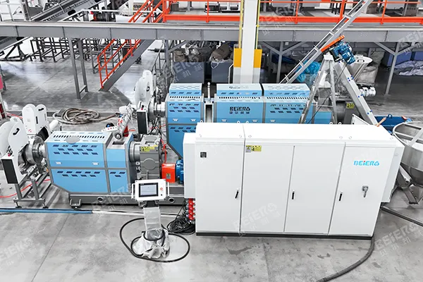 Middle East – PE PP Flakes Granulation Line