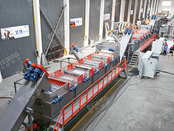 1500kg/h PP Jumbo Bag / Woven Bag Recycling Line