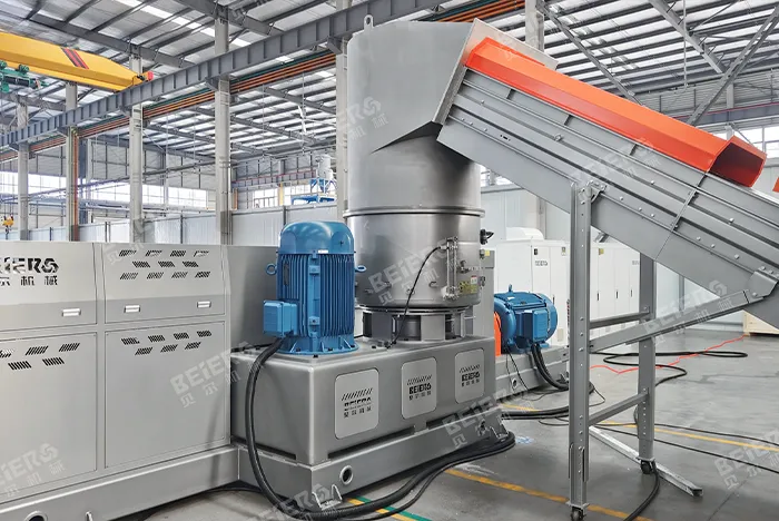 PP Raffia Woven Bag Pelletizing Machine