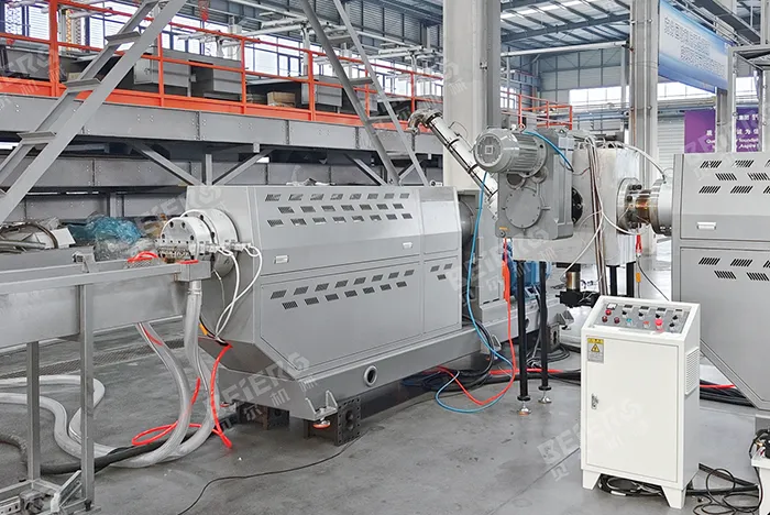 PP Raffia Woven Bag Pelletizing Machine
