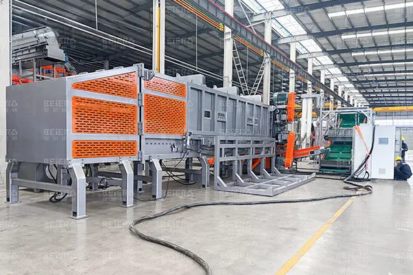 1600mm PE Pipe Shredding and SJ150 Pelletizing Line for Southeast Asian