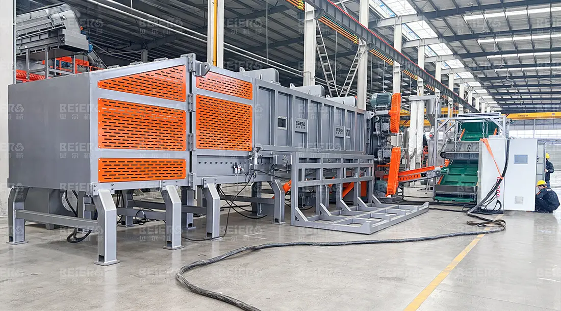  PE Pipe Shredding and Crushing Line